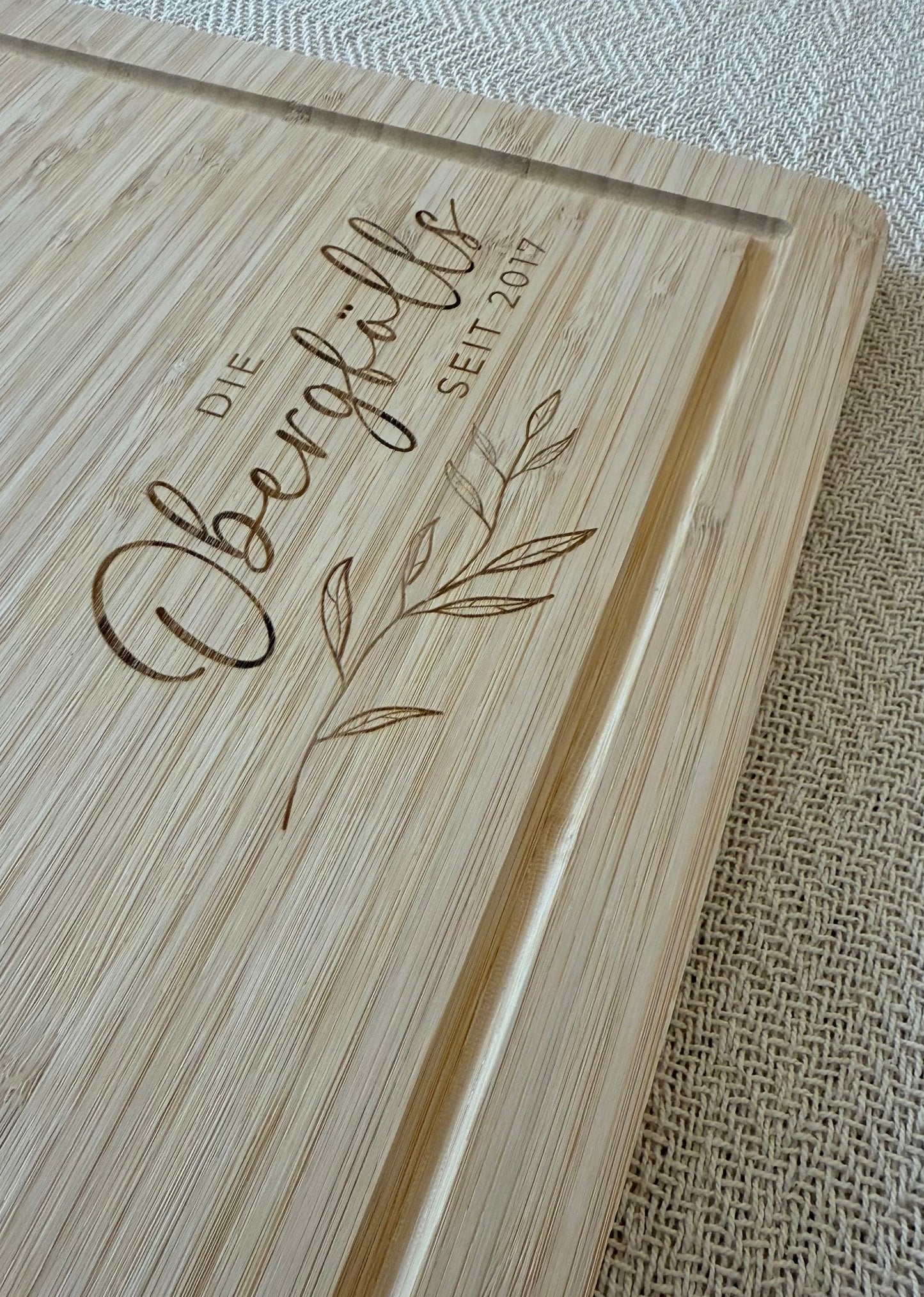 Bambus-Schneidebrett | XXL | personalisierbar