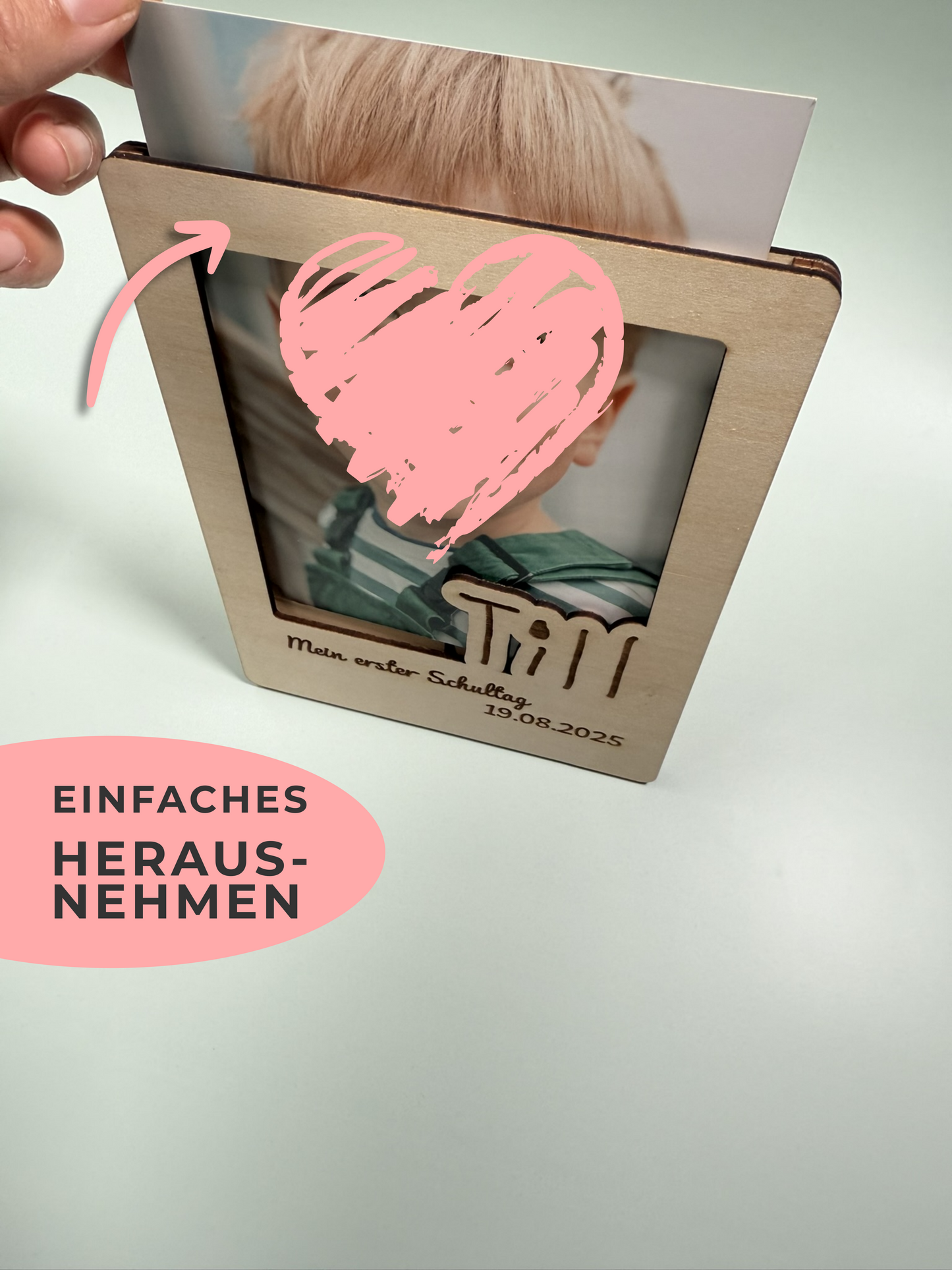 Bilderrahmen mit Unterschrift | Weihnachten, Geburtstag, Sonstiges