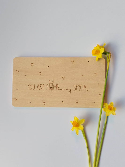 Brettchen "Somebunny special" Ostern Geschenk