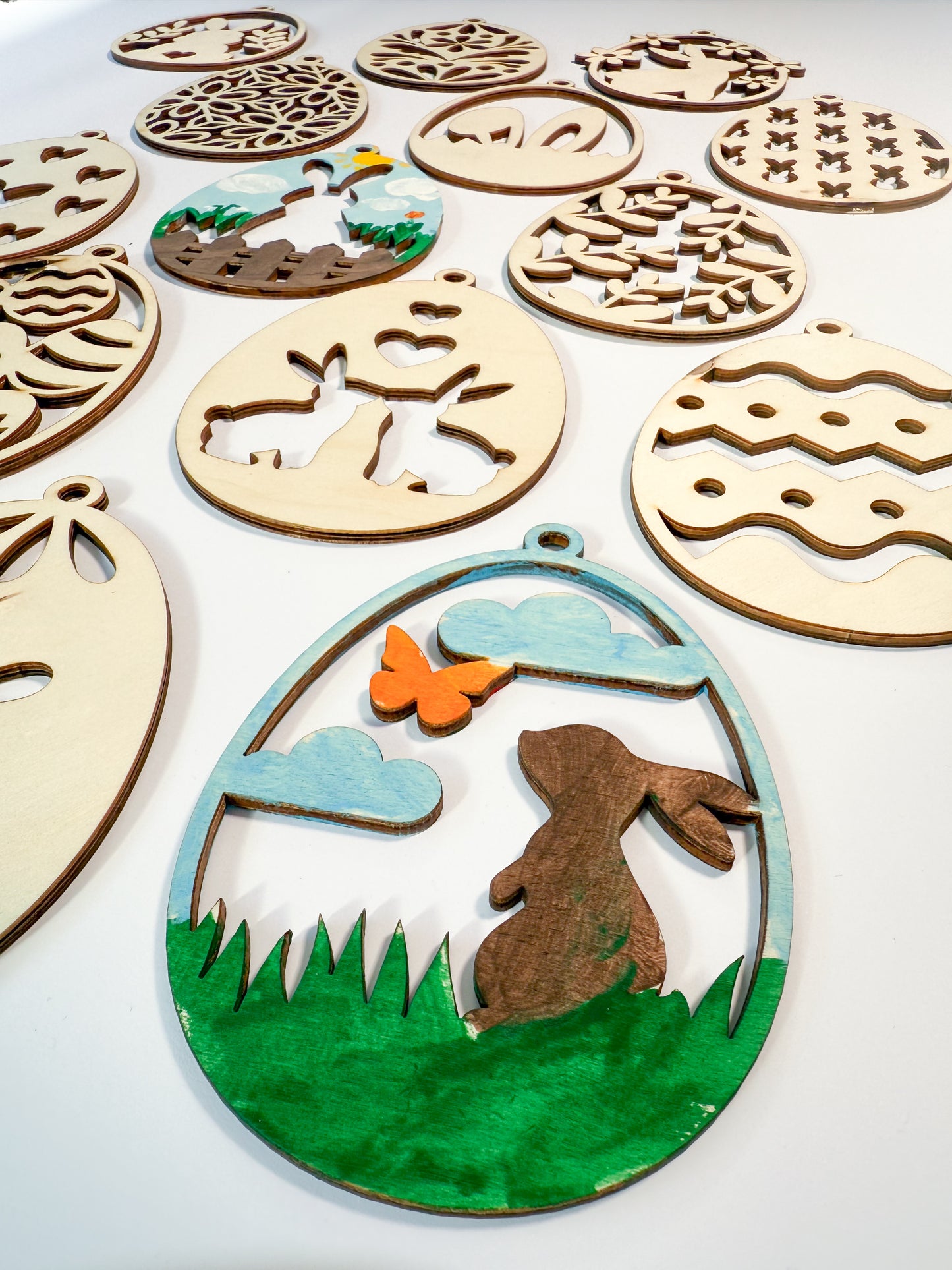 Bastelset-Anhänger | zum Anmalen | 6er oder 15er