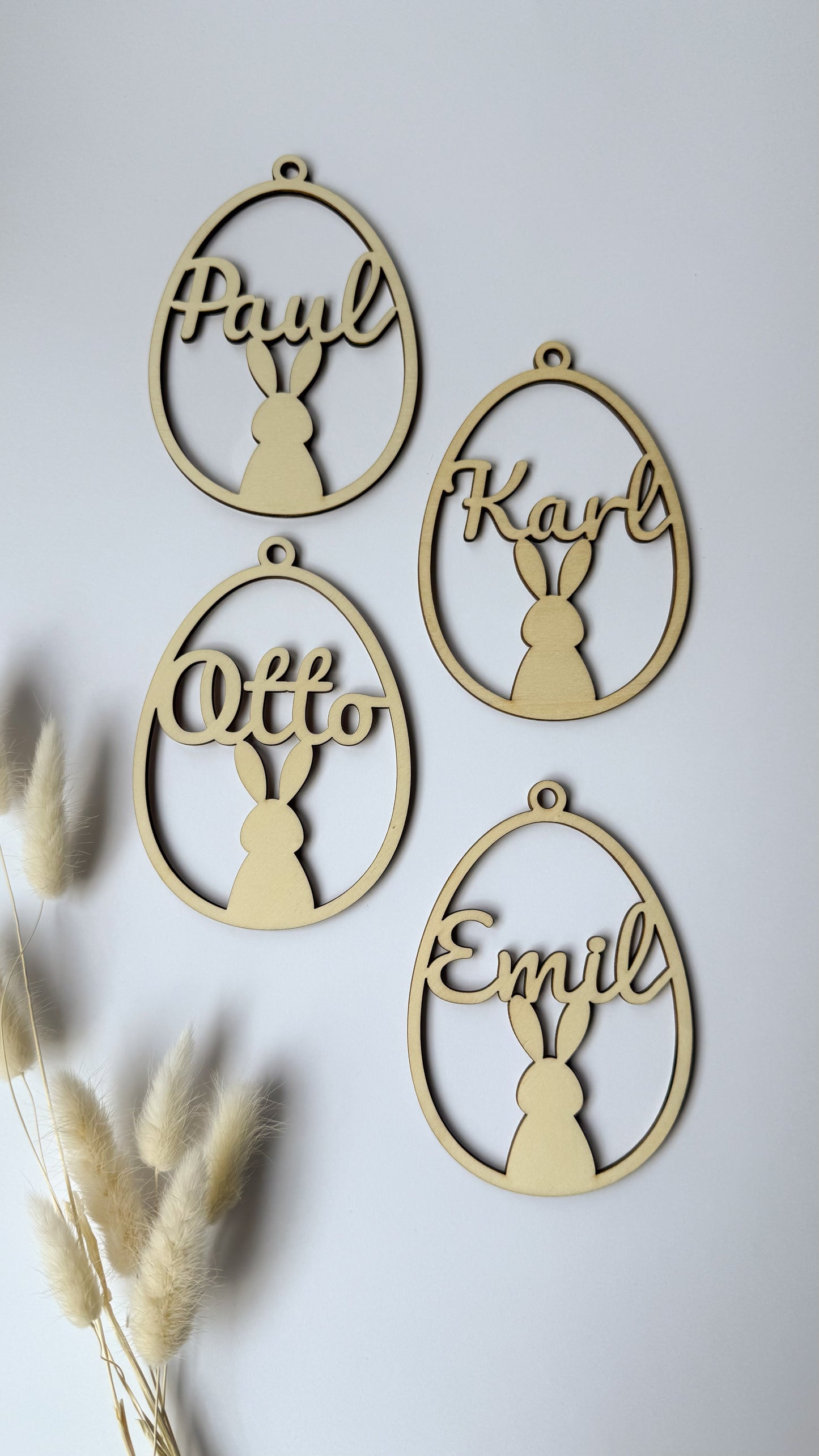 Anhänger personalisiert | Ostern | Ei 1 Stk.