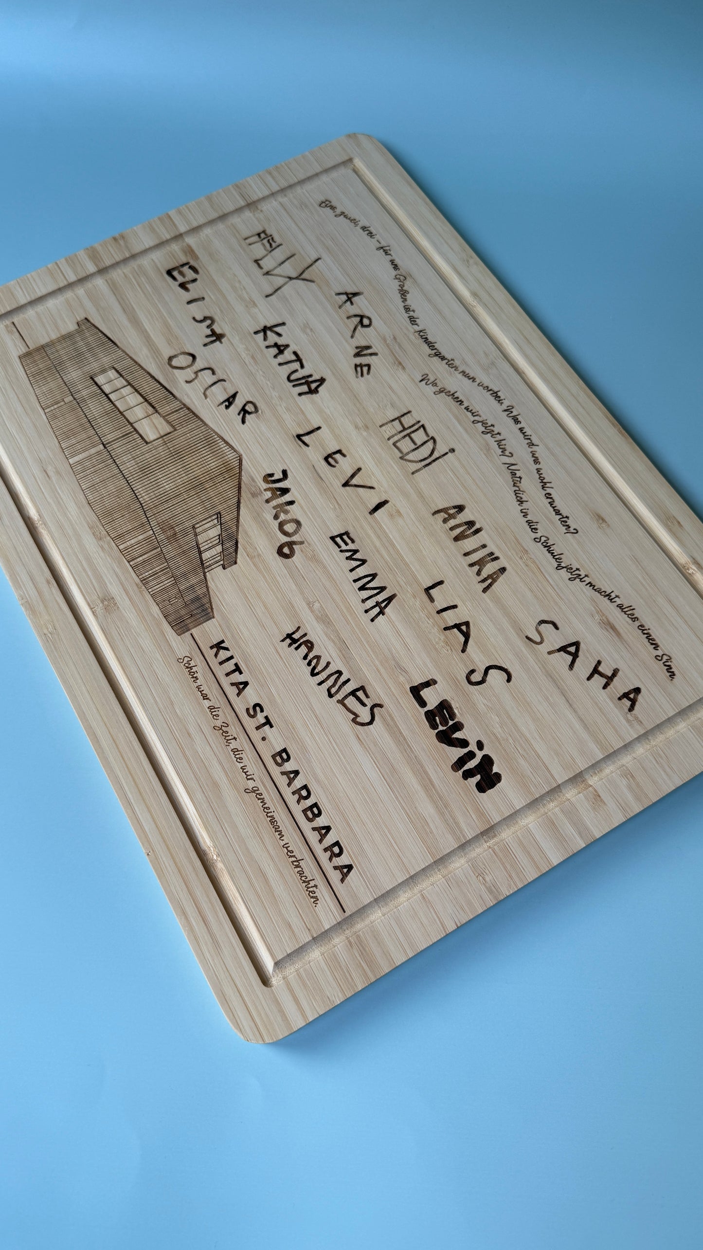 Bambus-Schneidebrett | XXL | personalisierbar