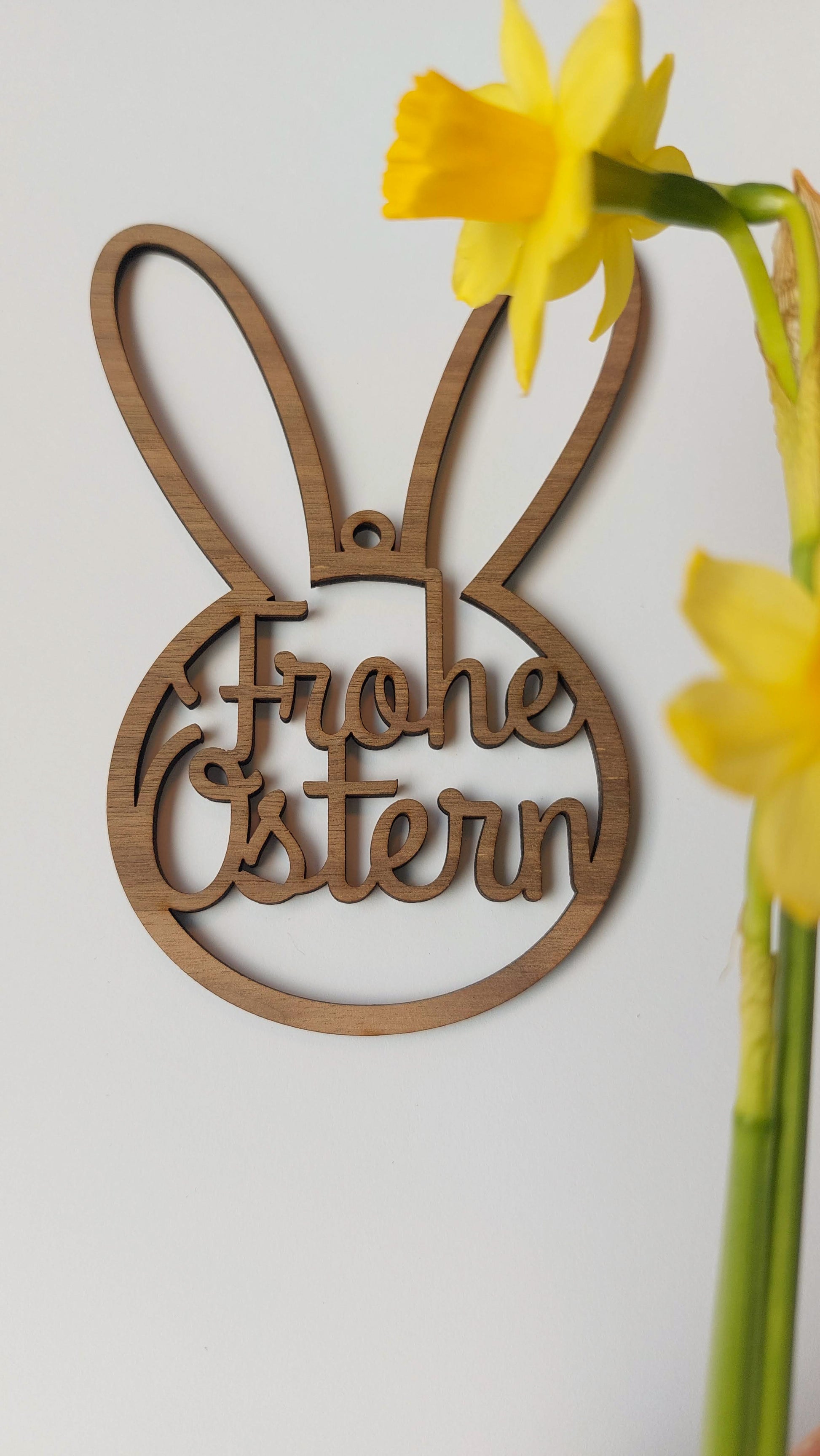 Anhänger Frohe Ostern Holz